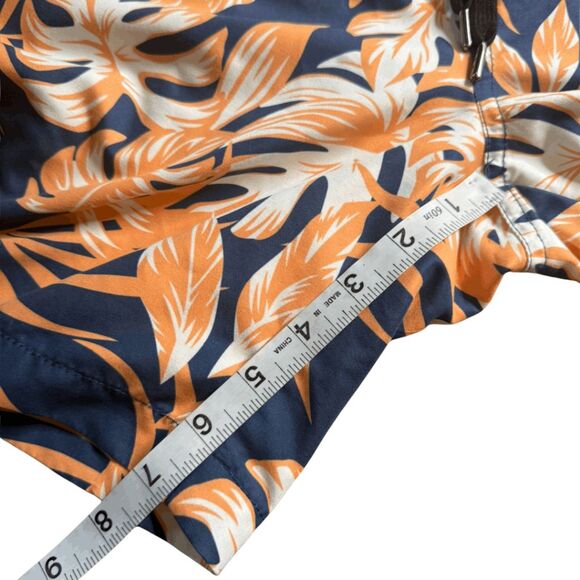 Onia Men's The Calder Tropical Drawstring Swim Trunks Shorts Multicolor Large - Picture 7 of 8
